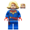 Captain Marvel - Bright Light Yellow Hair Lego® - sh0639
