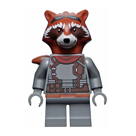 Rocket Raccoon - Dark Bluish Gray Outfit