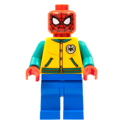Spider-Man - Bright Light Orange Letter Jacket Lego® - sh0757