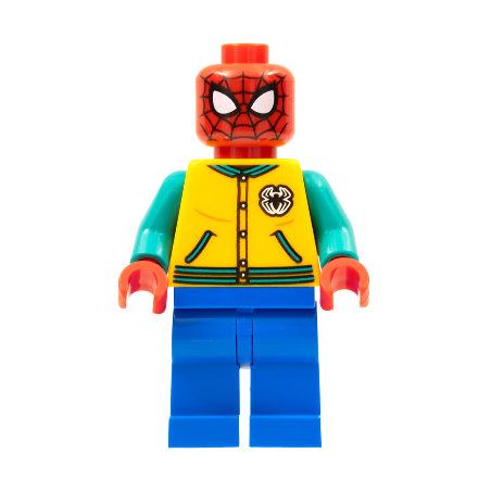 Spider-Man - Bright Light Orange Letter Jacket Lego® - sh0757
