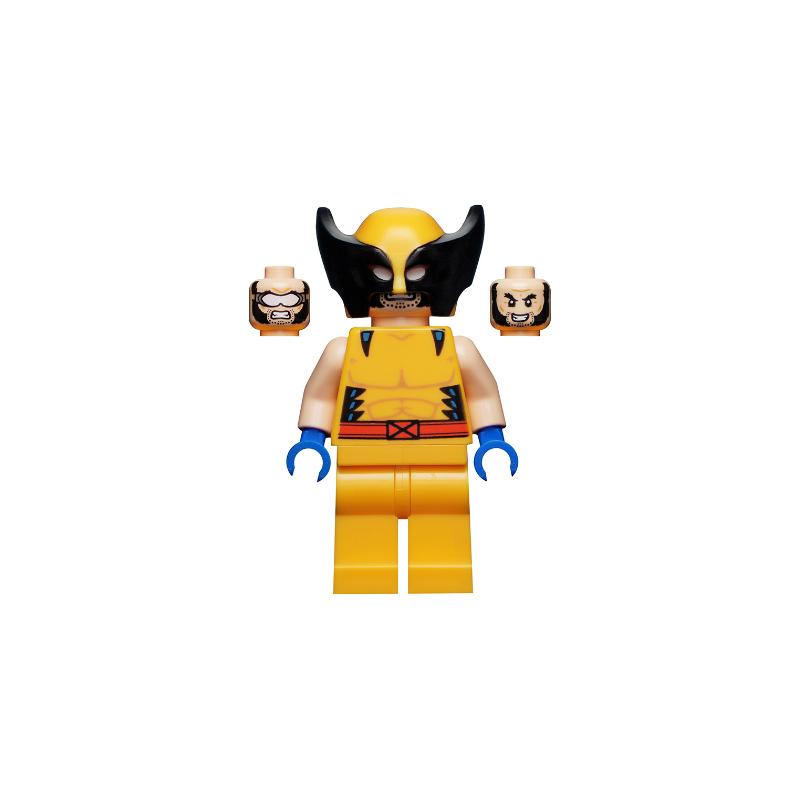 Wolverine - Bright Light Orange and Black Mask