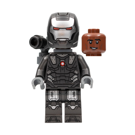War Machine - Pearl Dark Gray and Silver Armor with Backpack Lego® - sh0819