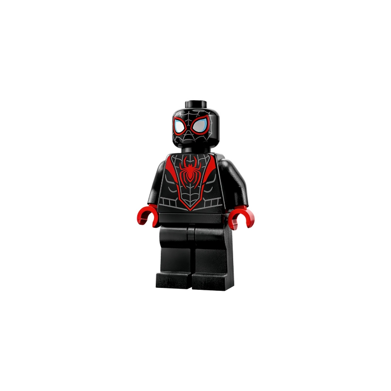 Spider-Man (Miles Morales) - Dark Bluish Gray Webbing on Head Spider-Man (Miles Morales) - Dark Bluish Gray Webbing on Head