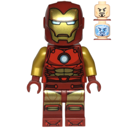 Iron Man - Dark Red and Gold Armor