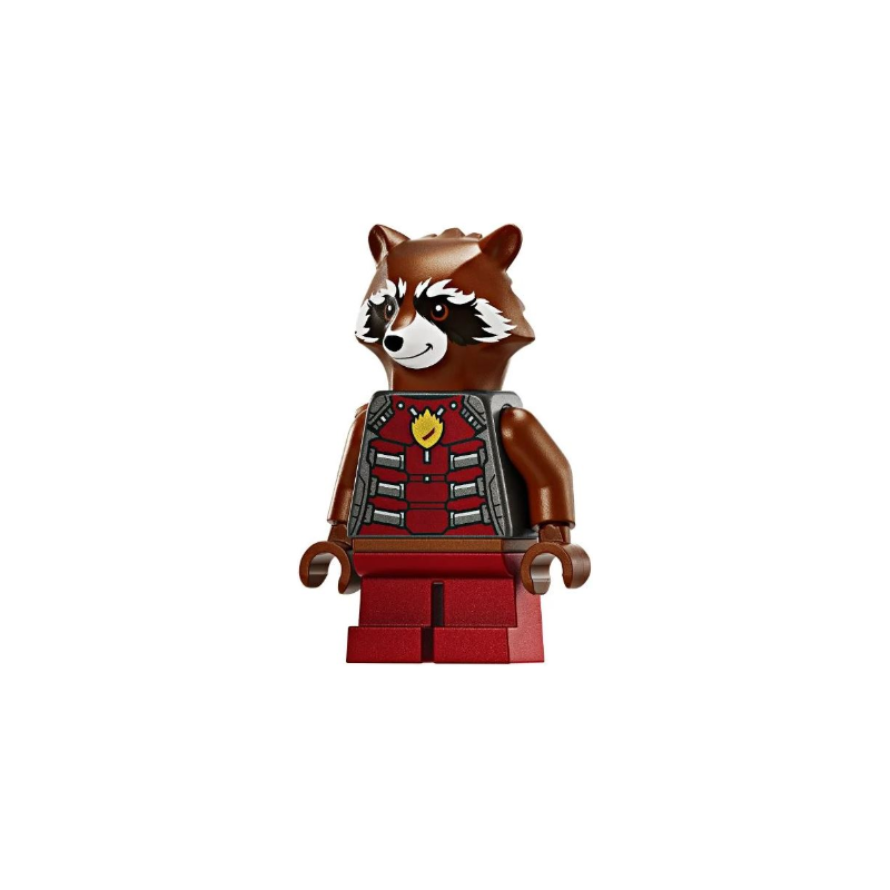 Rocket Raccoon - Dark Red and Pearl Dark Gray Outfit