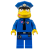 Chief Wiggum with Dark Pink Frosting Splotches on Face and Shirt Lego® - sim023