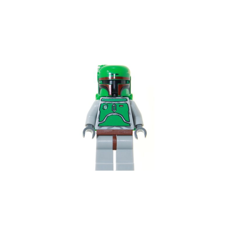 Boba Fett - Bluish Grays - Dark Red Helmet Highlights Lego® - sw0002b
