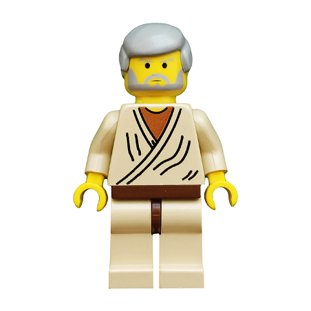 Obi-Wan Kenobi with Light Gray Hair (Old) Lego® - sw0023