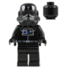 Imperial TIE Fighter / Interceptor Pilot - Black Head Lego® - sw0035b