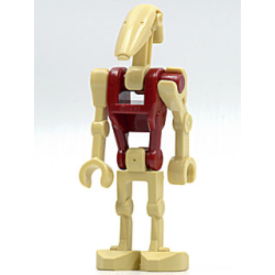 Security Battle Droid - Dark Red Torso