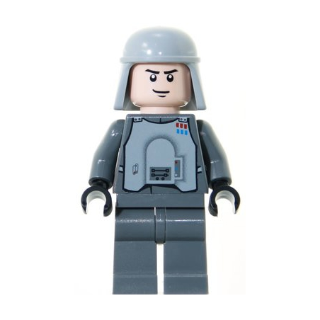 Imperial Officer with Battle Armor (Captain / Commandant / Commander) - Dark Bluish Gray Legs