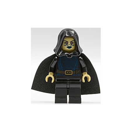 Barriss Offee - Black Cape and Hood Lego® - sw0269