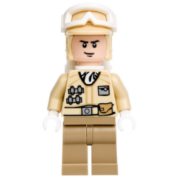 Hoth Rebel Trooper (Black Chin Dimple) Lego® - sw0291