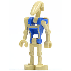 Battle Droid Pilot - Blue Torso with Tan Insignia