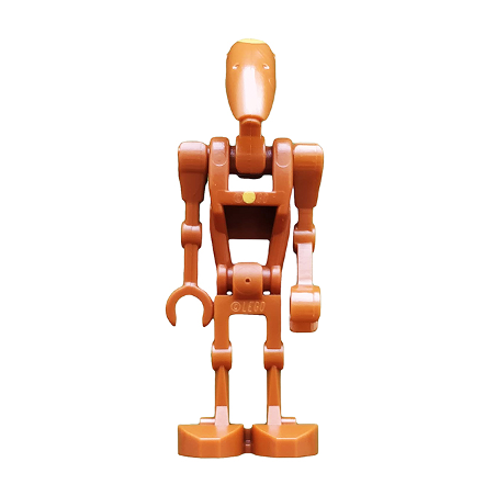 Battle Droid Commander - Dark Orange with Dot