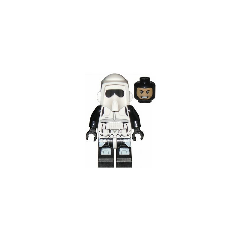 Imperial Scout Trooper - Printed Black Head and Legs Lego® - sw0505