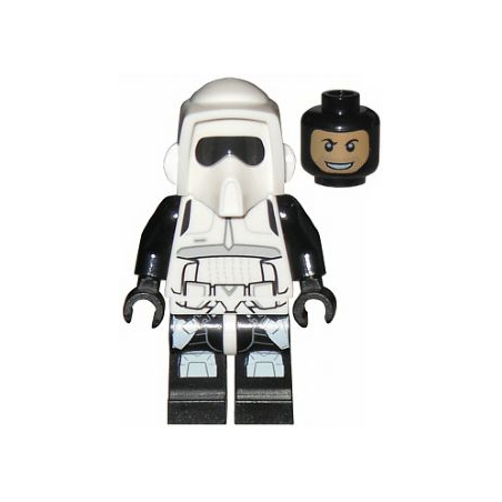 Imperial Scout Trooper - Printed Black Head and Legs Lego® - sw0505