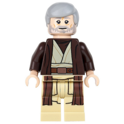 Obi-Wan Kenobi (Dark Brown Hooded Coat) Lego® - sw0552