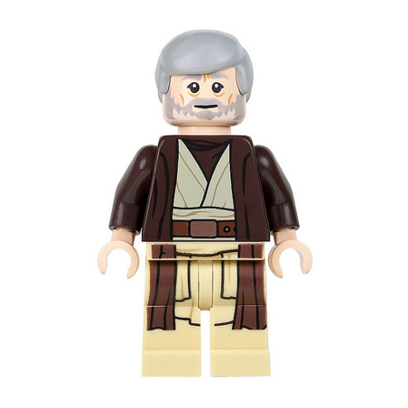 Obi-Wan Kenobi (Dark Brown Hooded Coat) Lego® - sw0552
