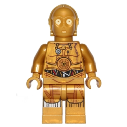 C-3PO - Printed Legs (Robot Limiter/Restraining Bolt) Lego® - sw0561
