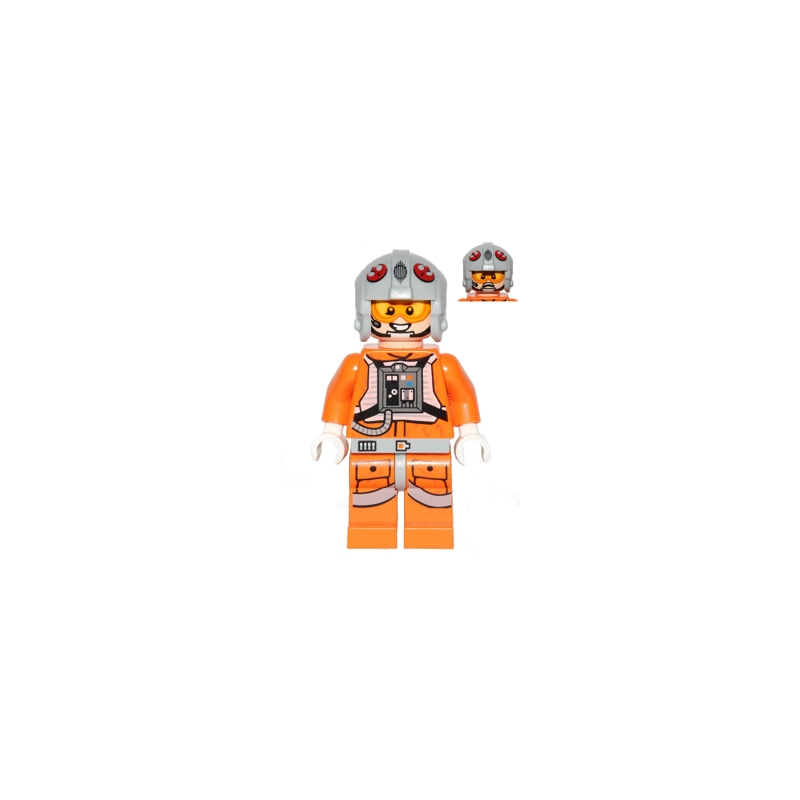 Snowspeeder Pilot - Light Bluish Gray Helmet Lego® - sw0607