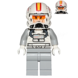 Clone Trooper Pilot (Phase 2) - Light Bluish Gray Arms and Legs