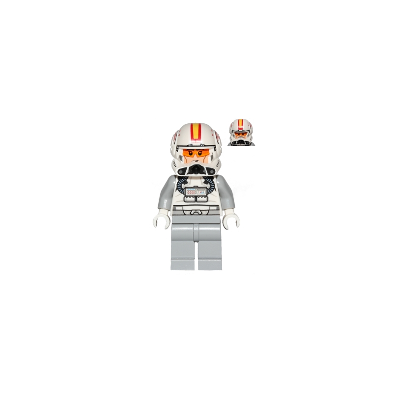 Clone Trooper Pilot (Phase 2) - Light Bluish Gray Arms and Legs