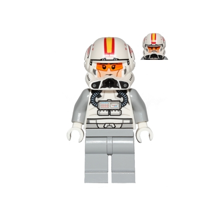 Clone Trooper Pilot (Phase 2) - Light Bluish Gray Arms and Legs