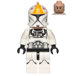 Clone Trooper Pilot (Phase 1) - Bright Light Orange Markings