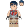 Sabine Wren - Dark Blue with Orange Highlights Hair Lego® - sw0616