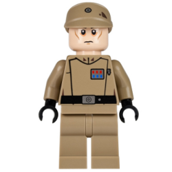 Imperial Officer (Captain / Commandant / Commander) - Dark Tan Uniform Lego® - sw0623