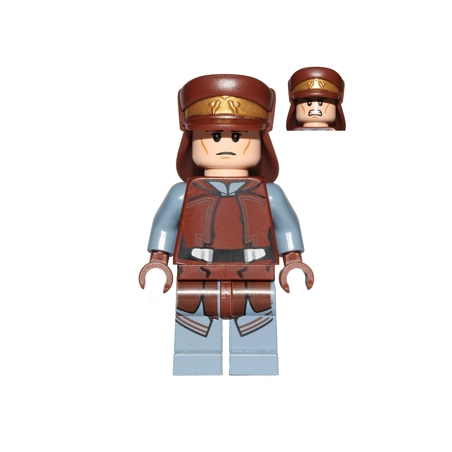 Naboo Security Officer - Light Nougat Head Lego® - sw0638