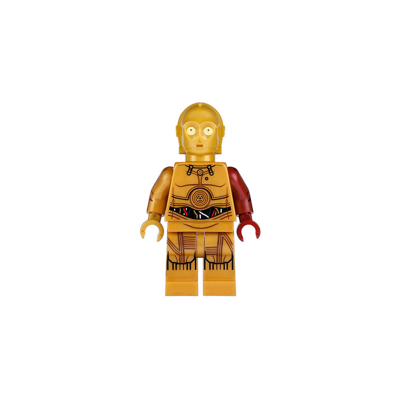 C-3PO - Dark Red Arm Lego® - sw0653