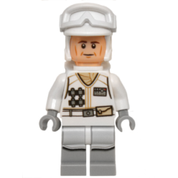 Hoth Rebel Trooper White Uniform (Cheek Lines) Lego® - sw0678