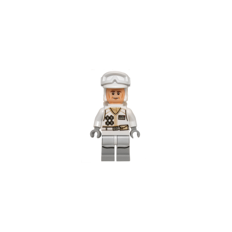 Hoth Rebel Trooper White Uniform (Cheek Lines) Lego® - sw0678