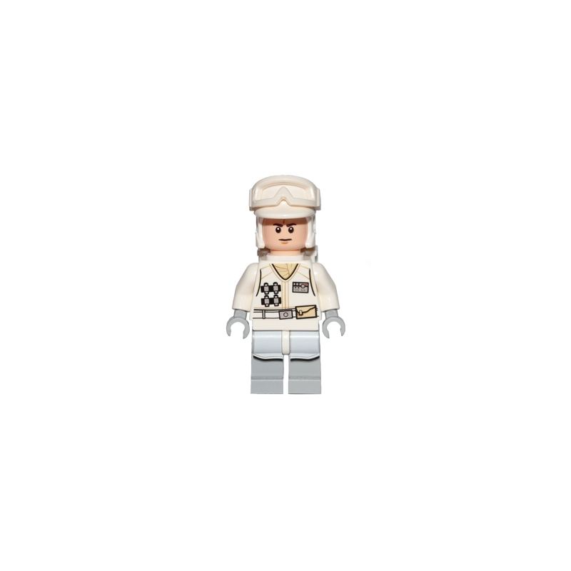 Hoth Rebel Trooper White Uniform (Frown) Lego® - sw0708