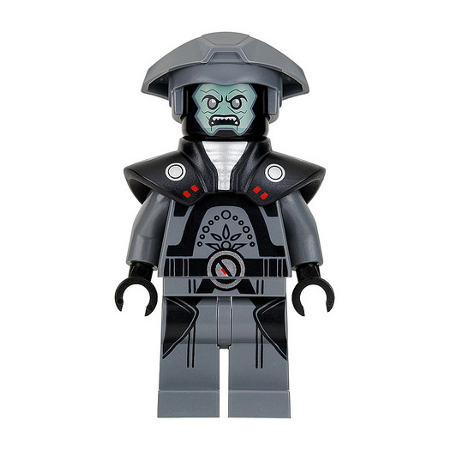 Imperial Inquisitor Fifth Brother - Dark Bluish Gray Uniform Lego® - sw0747