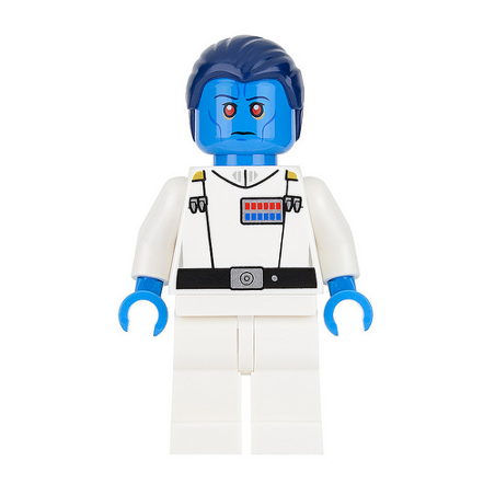 Grand Admiral Thrawn - Dark Azure Skin Lego® - sw0811