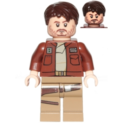 Cassian Andor (Reddish Brown Jacket) Lego® - sw0813