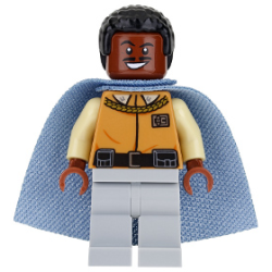 Lando Calrissian - General Insignia (Light Bluish Gray Legs) Lego® - sw0818
