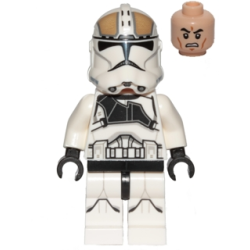 Clone Trooper Gunner (Phase 2) - Scowl Lego® - sw0837