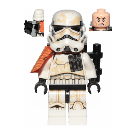 Sandtrooper Squad Leader (Captain) - Orange Pauldron