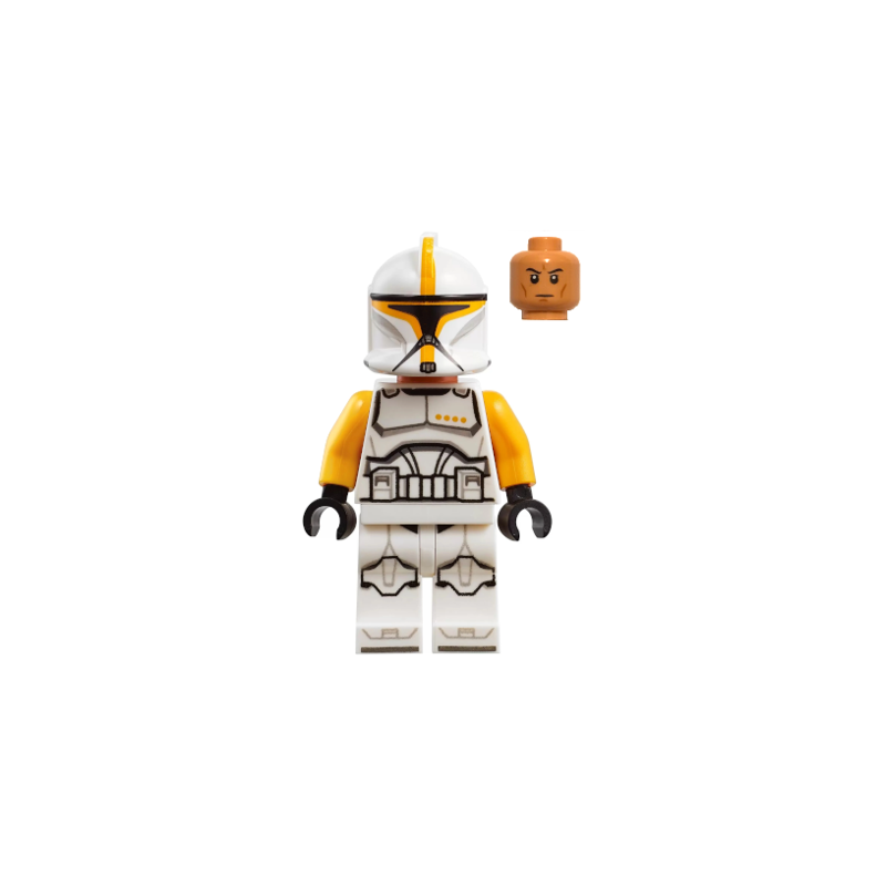 Clone Trooper Commander (Phase 1) - Bright Light Orange Arms