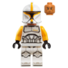 Clone Trooper Commander (Phase 1) - Bright Light Orange Arms
