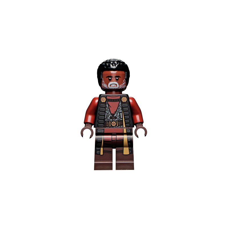 Greef Karga - Black Magistrate Robe and Gray Beard Lego® - sw1156