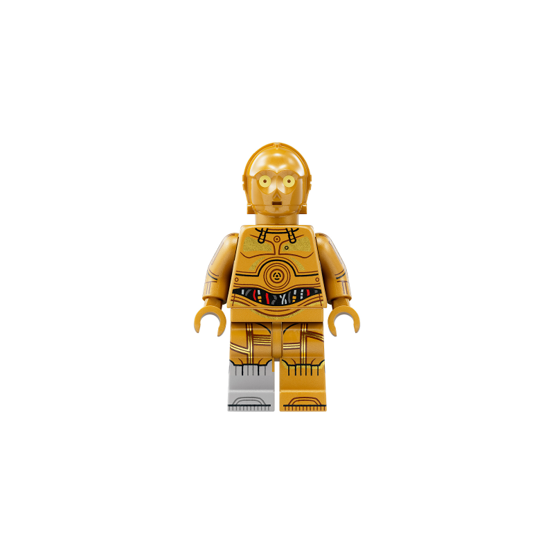 C-3PO - Molded Light Bluish Gray Right Foot