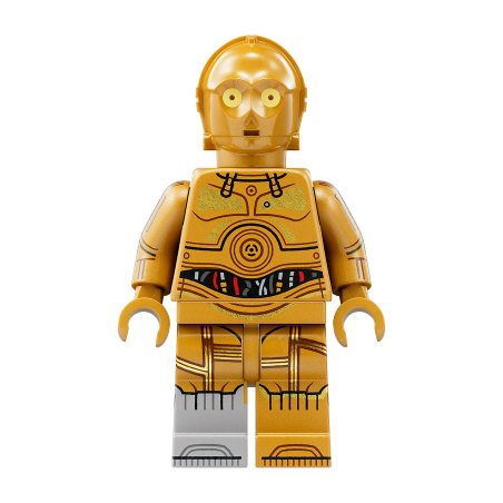 C-3PO - Molded Light Bluish Gray Right Foot