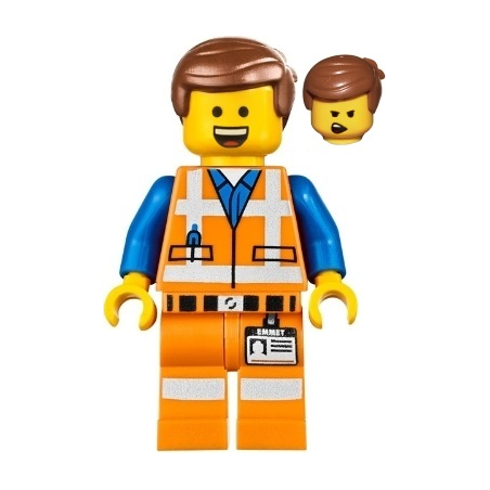 Emmet - Wide Smile with Teeth and Tongue Lego® - tlm072