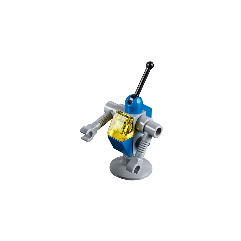 Classic Space Droid - Light Bluish Gray and Blue with Trans-Yellow Eye (Benny's Droid) Lego® - tlm089