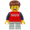 Red Shirt with 3 Silver Logos